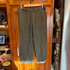 Caslon Linen Pants Dark Grey Petite Small